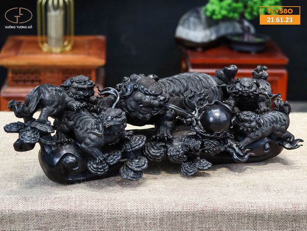 Ngũ lân gỗ tử đàn tím