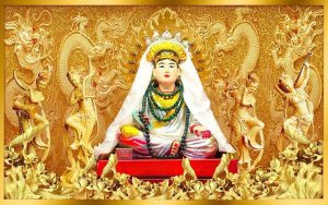 Lễ vật dâng cúng Bà Chúa Năm Phương trang trọng