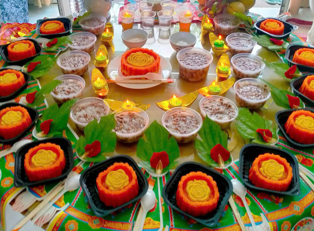 Mâm cúng đầy tháng bé trai 5