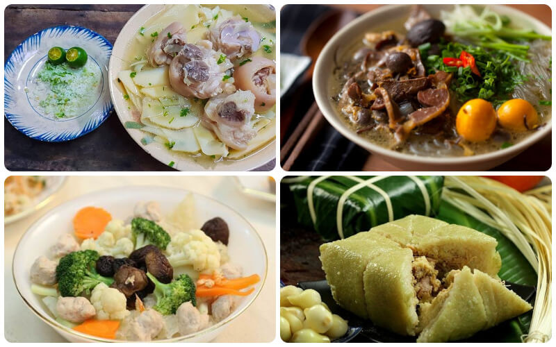 Mâm cúng miền Bắc thường có quy tắc sắp xếp các món ăn truyền thống