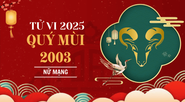 sao chiếu mệnh nữ 2003 năm 2023