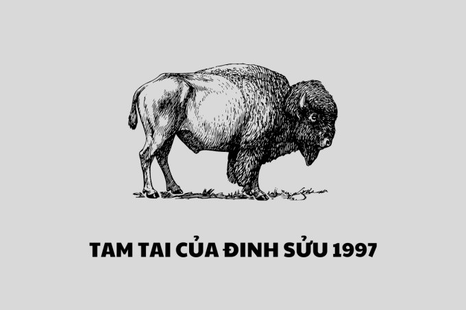 Minh họa cách xác định các năm Tam Tai cho tuổi Đinh Sửu
