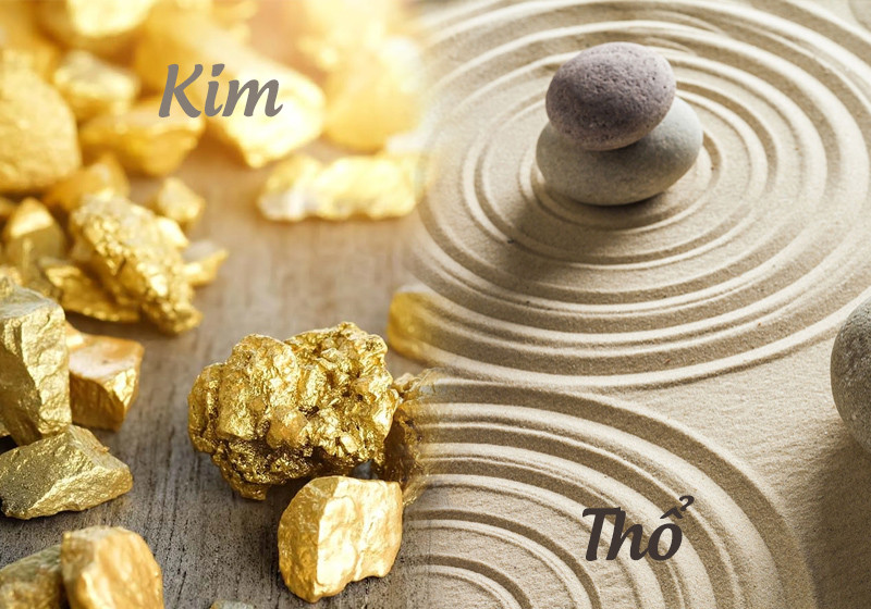 Mối quan hệ tương sinh giữa Thổ và Kim mang lại nhiều thuận lợi