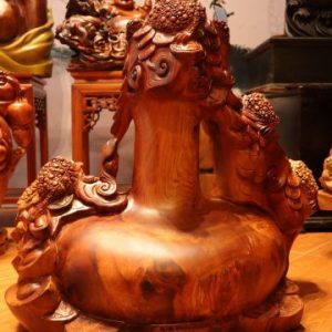 Ngũ Cóc Chấn Lục Bình Gỗ Hương