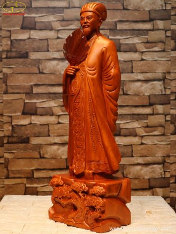 Tượng Khổng Minh Gỗ Hương ( cao 70 ) Tượng Khổng Minh Gỗ Hương ( cao 70 )