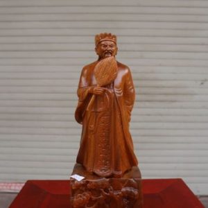 Tượng Khổng Minh Gỗ Bách Xanh