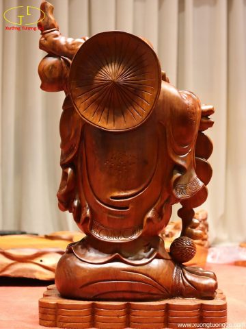 Tượng Phật Di Lặc Đứng Bao Tiền Gỗ Hương Tượng Phật Di Lặc Đứng Bao Tiền Gỗ Hương