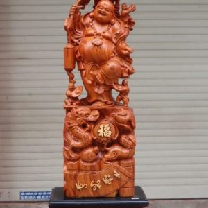 Tượng Phật Di Lặc Phát Tài Cưỡi Tứ Linh