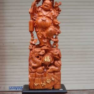 Tượng Phật Di Lặc Phát Tài Cưỡi Tứ Linh