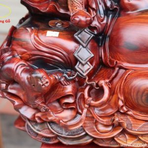 Di Lặc Ngũ Tiểu Ngồi Trắc Đỏ Đen
