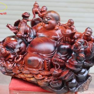 Di Lặc Ngũ Tiểu Ngồi Trắc Đỏ Đen