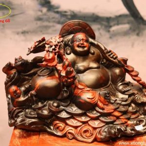Tượng Di Lặc Hai Tiểu Vác Đào