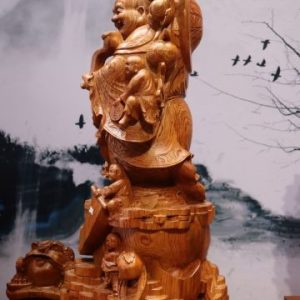 Tượng Phật Di Lặc Ngũ Tiểu Vác Đào Cao 80