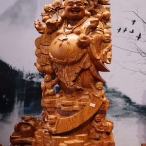 Tượng Phật Di Lặc Ngũ Tiểu Vác Đào Cao 80