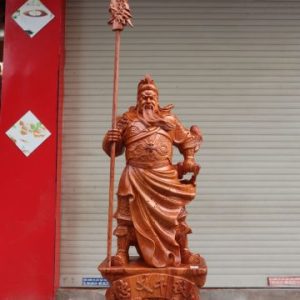 Tượng Quan Công Gỗ Hương 70