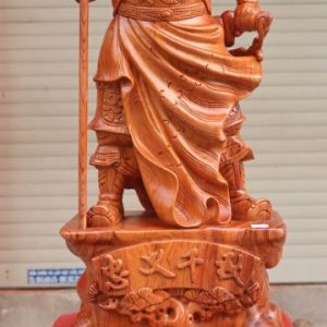 Tượng Quan Công Gỗ Hương 70