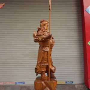 Tượng Quan Công Gỗ Bách Xanh 70