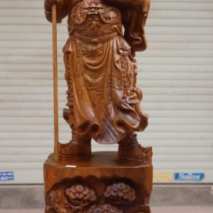 Tượng Quan Công Gỗ Bách Xanh 70