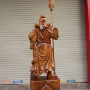 Tượng Quan Công Gỗ Bách Xanh 70