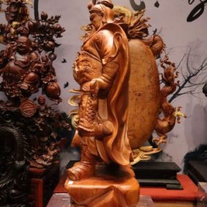 Tượng Quan Công Gỗ Hương 70