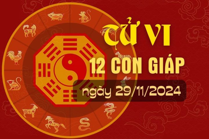 Tử vi ngày 29/11 12 con giáp