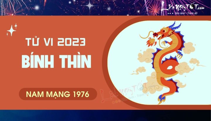 Tử vi tuổi Bính Thìn 2023