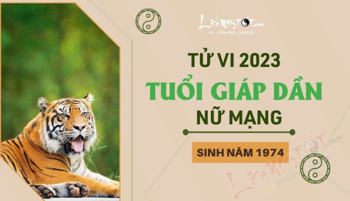 Tử vi tuổi Giáp Dần nữ mạng 2023