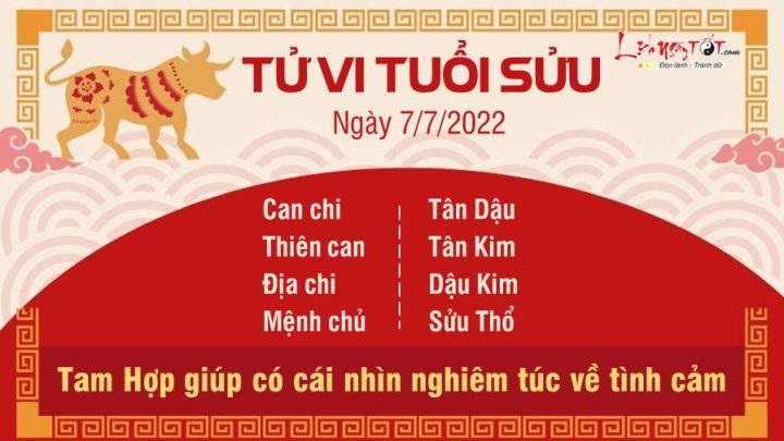 Tử Vi Ngày 7/7/2022 – Dự Báo Tử Vi Cho 12 Con Giáp