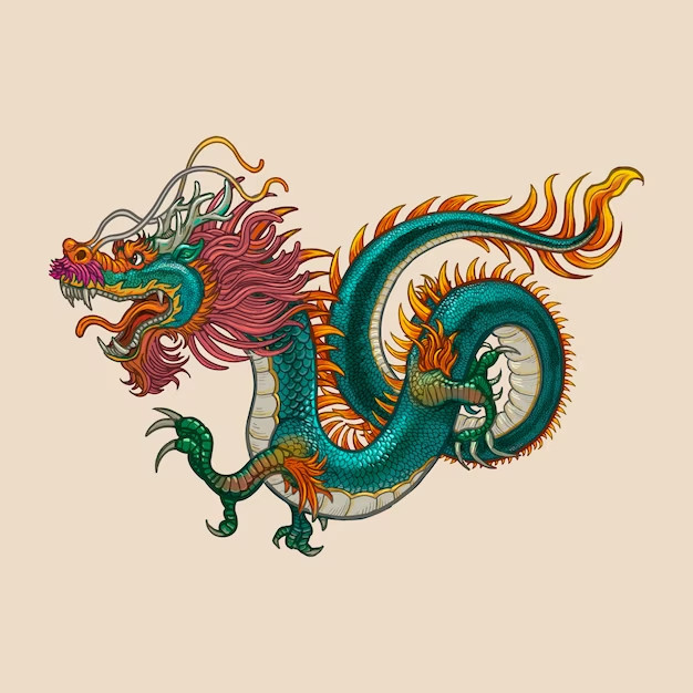 Tượng Rồng bằng gỗ được chế tác tinh xảo