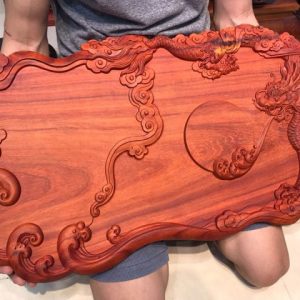 Khay Trà Rồng Gỗ Hương