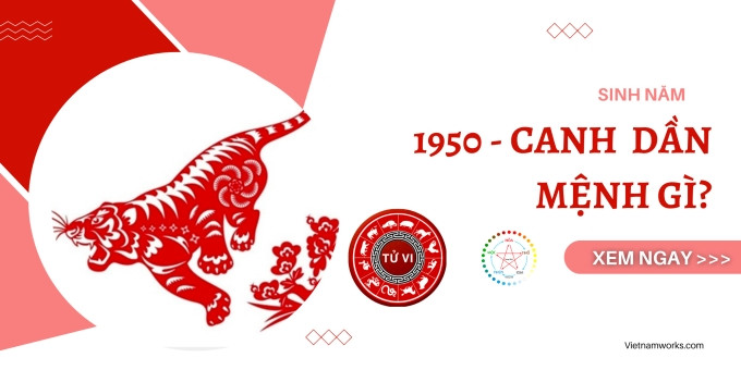 Vận mệnh Nam Nữ Canh Dần 1950