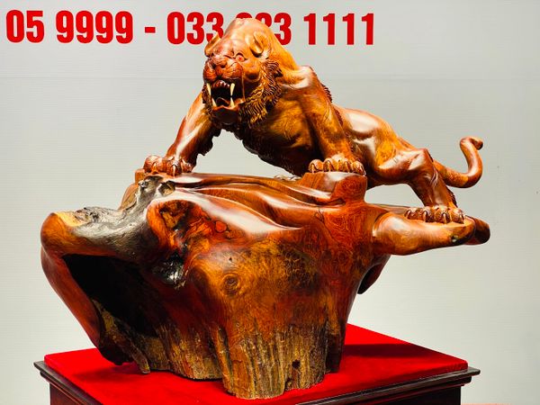 Tượng Hổ Gỗ Nu Hương
