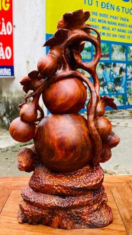 Hồ Lô Sóc Gỗ Nu Sưa