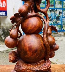 Hồ Lô Sóc Gỗ Nu Sưa