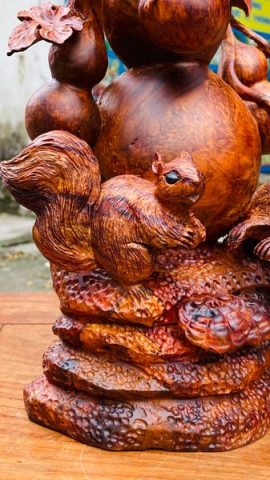 Hồ Lô Sóc Gỗ Nu Sưa