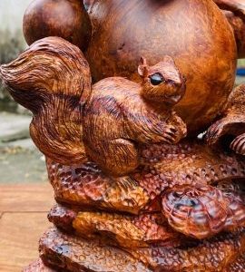 Hồ Lô Sóc Gỗ Nu Sưa