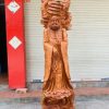 Đạt Ma Đứng Song Long Gỗ Hương Đá