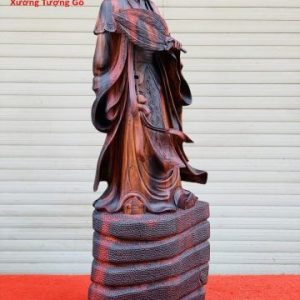 Tượng Khổng Minh Gỗ Trắc