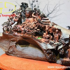 Nhất Tâm Bái Phật Gỗ Trắc