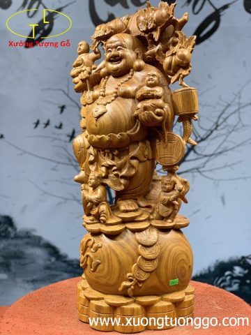 Di Lặc Ngũ Phúc Vác Cành Đào Di Lặc Ngũ Phúc Vác Cành Đào