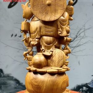 Di Lặc Ngũ Phúc Vác Cành Đào Di Lặc Ngũ Phúc Vác Cành Đào