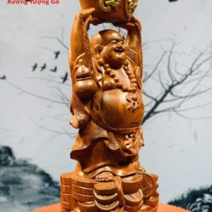 DI Lặc Dâng Vàng Gỗ Hương