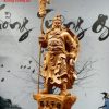 Quan Công Chống Đao Gỗ Hương