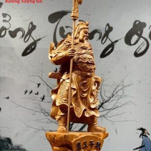 Quan Công Chống Đao Gỗ Hương