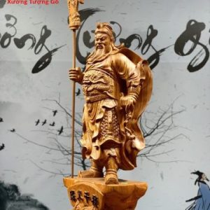 Quan Công Chống Đao Gỗ Hương