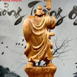 Quan Công Chống Đao Gỗ Hương