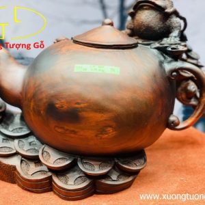 Thiềm Thừ Ấm Trà Gỗ Trắc