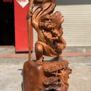 Đạt Ma Múa Võ Gỗ Hương