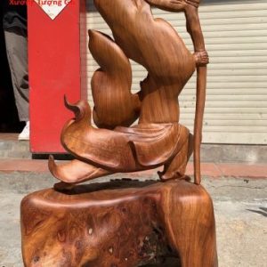 Đạt Ma Múa Võ Gỗ Hương