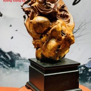 Tượng Đạt Ma Múa Võ Gỗ Nu Hương Tượng Đạt Ma Múa Võ Gỗ Nu Hương